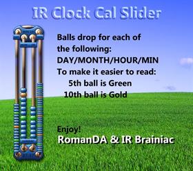 IR Clock - Cal Slider