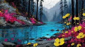 Blu Water in Oil