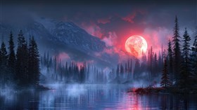 Firey Moon