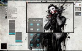 Black, Blue [Red]
