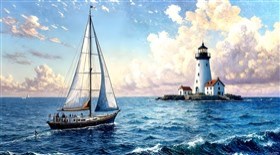 a sailboat