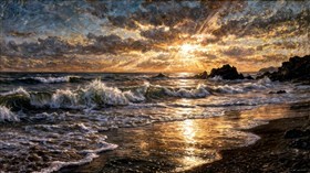 Ocean sunset