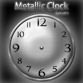 Metallic Clock