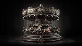 4K Steampunk Carousel