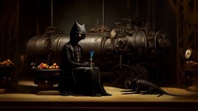 black cat watcher
