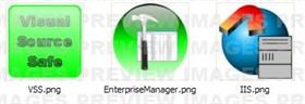 Microsoft Development Dock Icons
