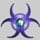 Animated Biohazard Exploding Planet