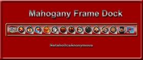 Mahogany Frame Dock