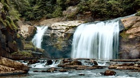Asheville waterfall