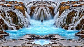 Grand Bruarfoss Waterfalls