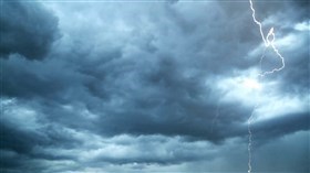 Storm Clouds Lightning