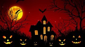 4K Halloween Scene