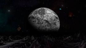 Moon In Space