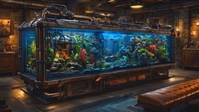 4K Steampunk Aquarium 3