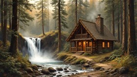 4K River Cabin
