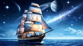 4K Sailing in Space