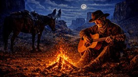 4K Singing Cowboy