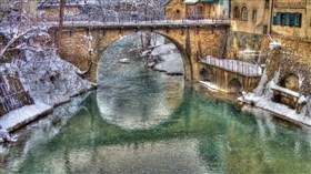 Chilly Village Winter HDR