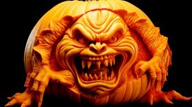 4K Evil Pumpkin