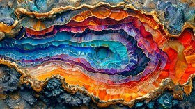4K Stain Glass Formation