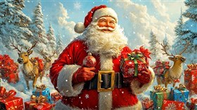 4K Santa Christmas