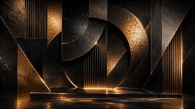 4K Gold Black Back
