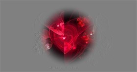 Hearts and flowers 4k