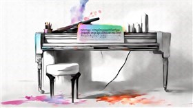 Paint by number with music