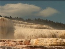 yellow rock falls
