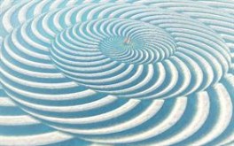 recursive spiral pool sunbathers 