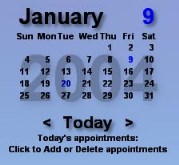 ApptBlackCalendar